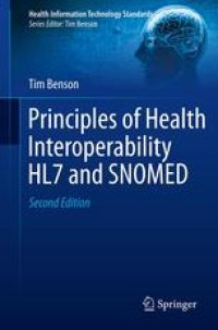 cover of the book Principles of Health Interoperability HL7 and SNOMED