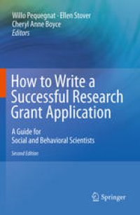 cover of the book How to Write a Successful Research Grant Application: A Guide for Social and Behavioral Scientists