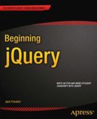 cover of the book Beginning jQuery