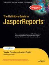 cover of the book The Definitive Guide to JasperReports™