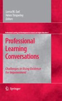 cover of the book Professional Learning Conversations: Challenges in Using Evidence for Improvement