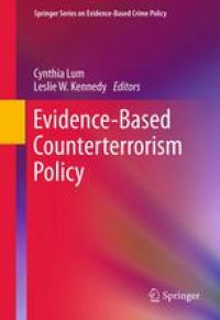 cover of the book Evidence-Based Counterterrorism Policy