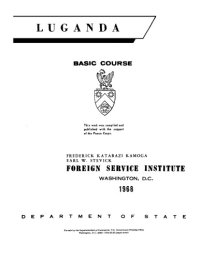 cover of the book Luganda: basic course