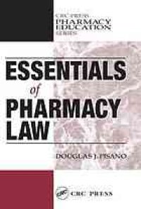 cover of the book Essentials of pharmacy law