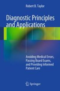 cover of the book Diagnostic Principles and Applications: Avoiding Medical Errors, Passing Board Exams, and Providing Informed Patient Care