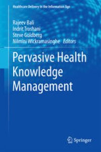 cover of the book Pervasive Health Knowledge Management