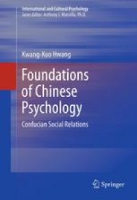 cover of the book Foundations of Chinese Psychology: Confucian Social Relations