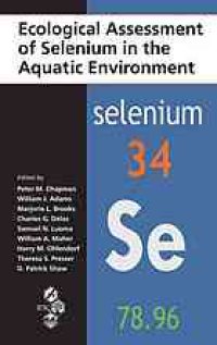 cover of the book Ecological assessment of selenium in the aquatic environment