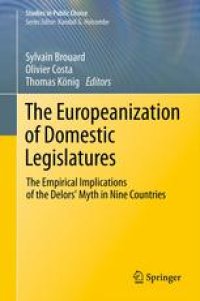 cover of the book The Europeanization of Domestic Legislatures: The Empirical Implications of the Delors' Myth in Nine Countries