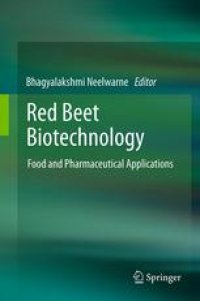 cover of the book Red Beet Biotechnology: Food and Pharmaceutical Applications