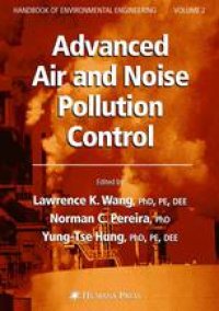 cover of the book Advanced Air and Noise Pollution Control