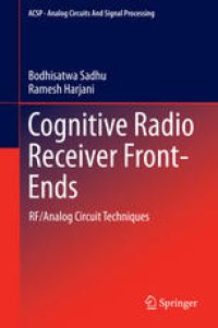 cover of the book Cognitive Radio Receiver Front-Ends: RF/Analog Circuit Techniques