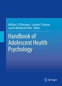 cover of the book Handbook of Adolescent Health Psychology