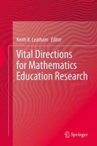 cover of the book Vital Directions for Mathematics Education Research