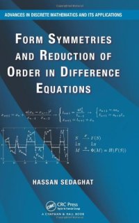 cover of the book Form Symmetries and Reduction of Order in Difference Equations