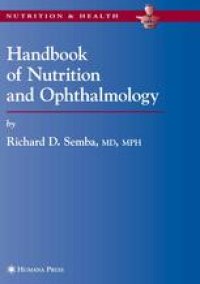 cover of the book Handbook of Nutrition and Ophthalmology