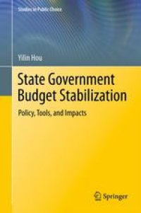 cover of the book State Government Budget Stabilization: Policy, Tools, and Impacts