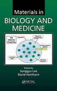 cover of the book Materials in biology and medicine