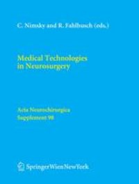 cover of the book Medical Technologies in Neurosurgery