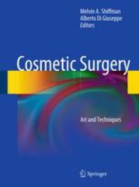 cover of the book Cosmetic Surgery: Art and Techniques