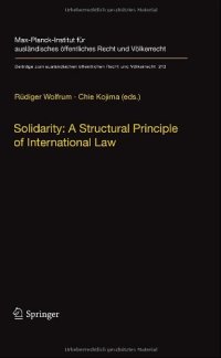 cover of the book Solidarity: A Structural Principle of International Law