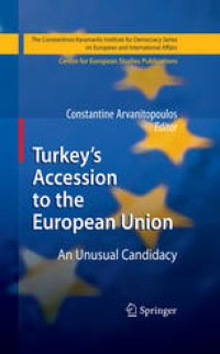 cover of the book Turkey's Accession to the European Union: An Unusual Candidacy