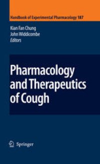 cover of the book Pharmacology and Therapeutics of Cough