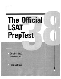 cover of the book LSAT PrepTest 38