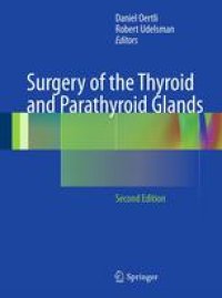 cover of the book Surgery of the Thyroid and Parathyroid Glands