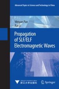 cover of the book Propagation of SLF/ELF Electromagnetic Waves