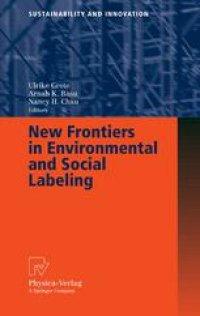 cover of the book New Frontiers in Environmental and Social Labeling