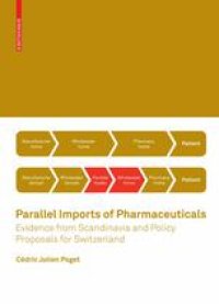 cover of the book Parallel Imports of Pharmaceuticals: Evidence from Scandinavia and Policy Proposals for Switzerland