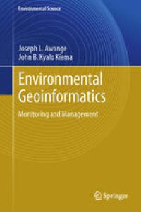 cover of the book Environmental Geoinformatics: Monitoring and Management