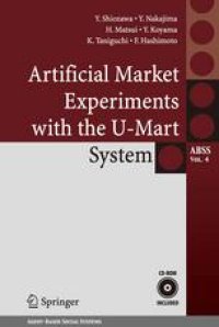 cover of the book Artificial Market Experiments with the U-Mart System