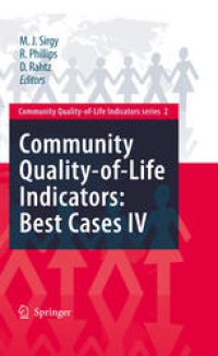 cover of the book Community Quality-of-Life Indicators: Best Cases IV