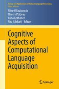 cover of the book Cognitive Aspects of Computational Language Acquisition