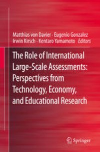 cover of the book The Role of International Large-Scale Assessments: Perspectives from Technology, Economy, and Educational Research