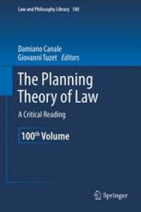 cover of the book The Planning Theory of Law: A Critical Reading