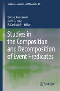 cover of the book Studies in the Composition and Decomposition of Event Predicates