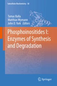 cover of the book Phosphoinositides I: Enzymes of Synthesis and Degradation