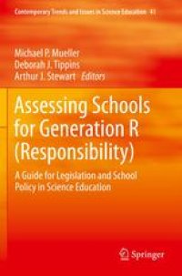 cover of the book Assessing Schools for Generation R (Responsibility): A Guide for Legislation and School Policy in Science Education