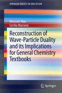 cover of the book Reconstruction of Wave-Particle Duality and its Implications for General Chemistry Textbooks