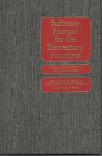 cover of the book Software Manual for the Elementary Functions