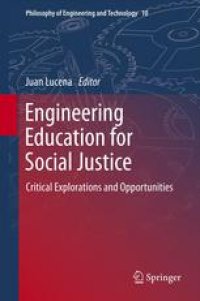 cover of the book Engineering Education for Social Justice: Critical Explorations and Opportunities
