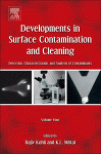 cover of the book Developments in Surface Contamination and Cleaning. Detection, Characterization, and Analysis of Contaminants