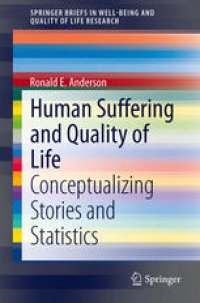 cover of the book Human Suffering and Quality of Life: Conceptualizing Stories and Statistics