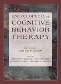 cover of the book Encyclopedia of Cognitive Behavior Therapy