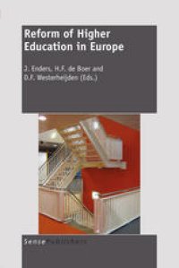 cover of the book Reform of Higher Education in Europe