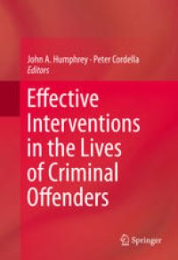 cover of the book Effective Interventions in the Lives of Criminal Offenders