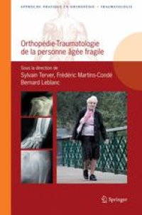 cover of the book Orthopédie-traumatologie de la personne âgée fragile